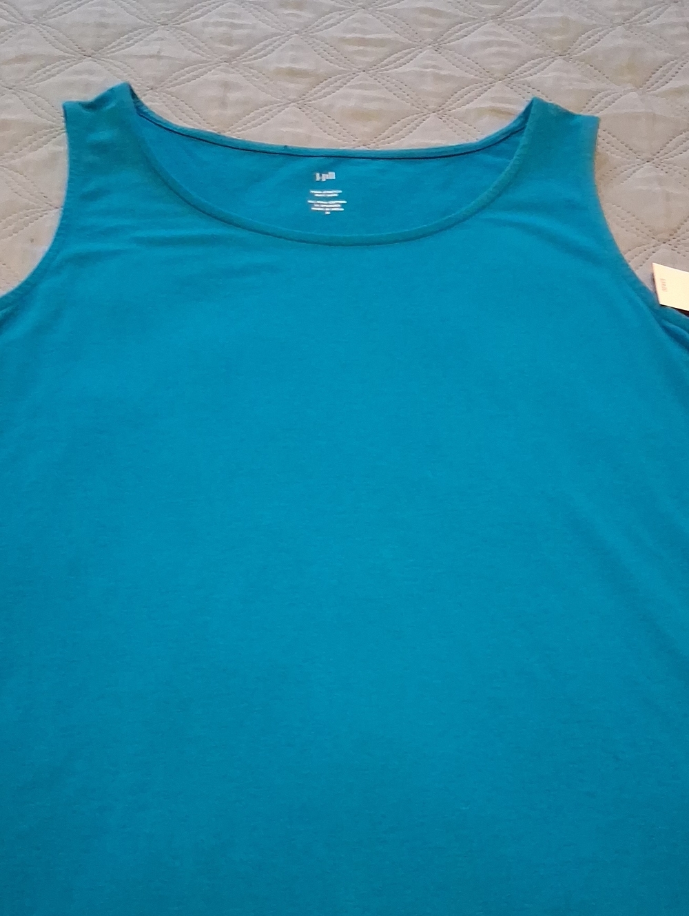NWT J.Jill Sleeveless Teal Shell Tank Top - Women